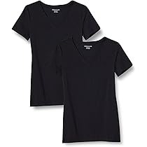 Amazon.com: Amazon Essentials Women's Slim-Fit Short-Sleeve