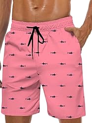 Lzzidou Men's Swim Trunks Mesh Lining Bathing Suit
