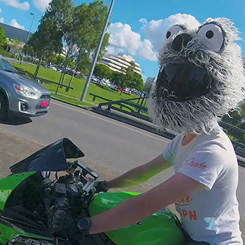 Moto Loot Helmet Cover for Motorcycle Helmet, Fun Rides and Gifts (Cover Only. Helmet Not Included) - Gray