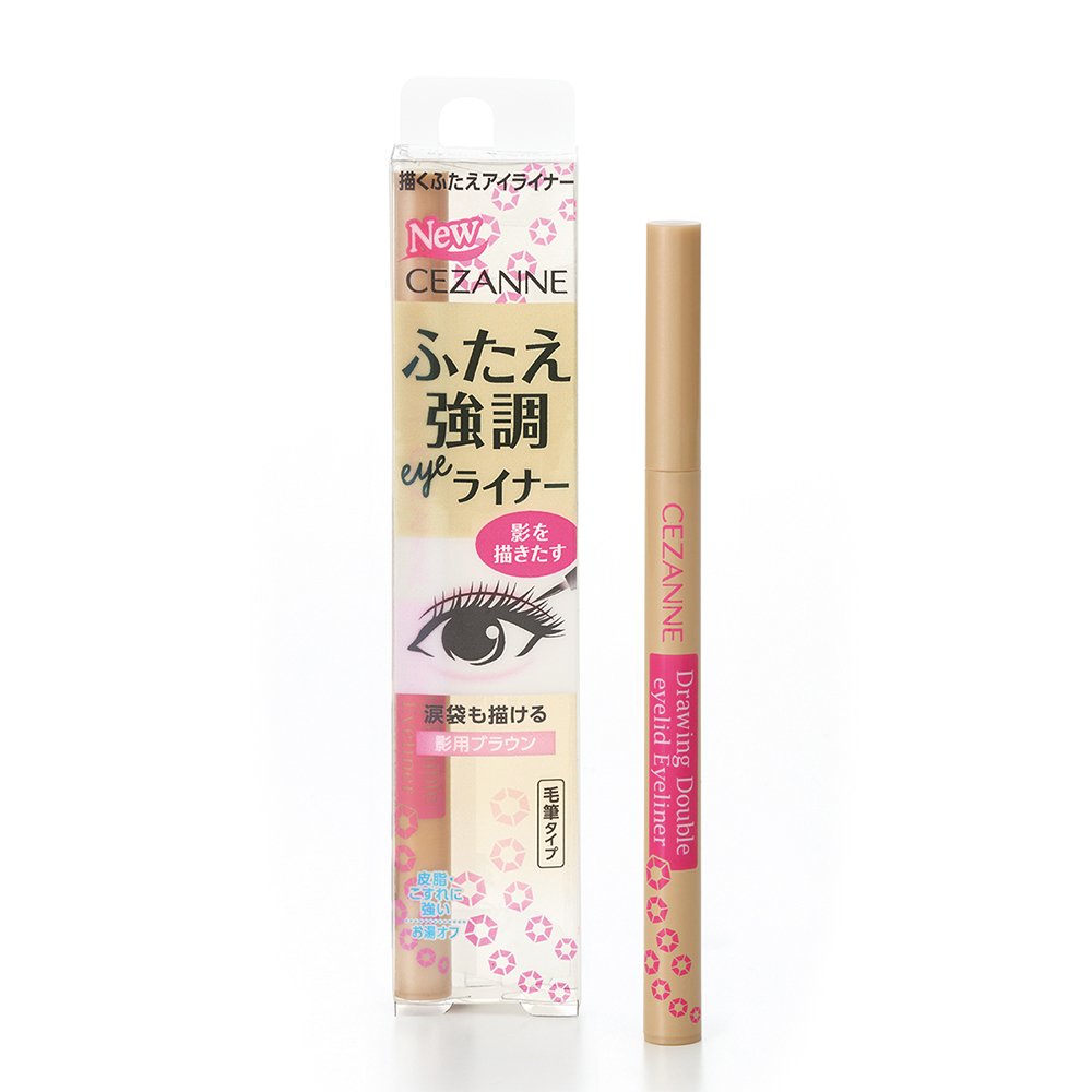 Cezanne draw Nie eyeliner shadow for Brown 0.5ml