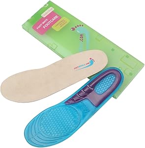 Foot Relief Soft Silicone Sports Gel Insoles, Insert Pad (M (6~9 US Women's))