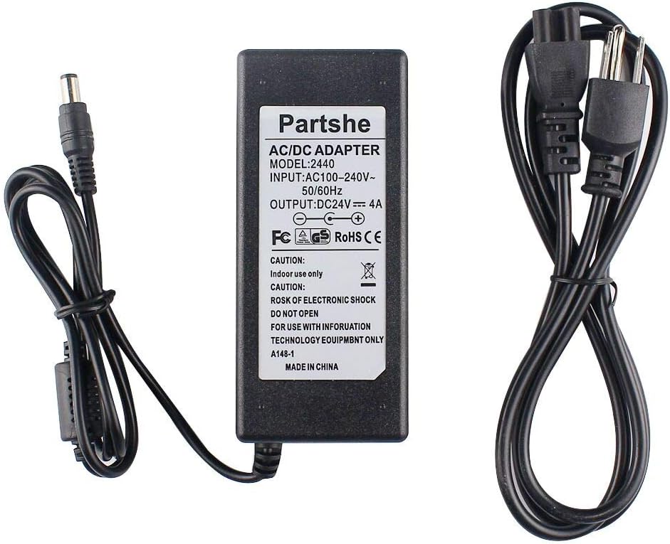 24V 4A AC Adapter Power Supply for Zebra ZP550 ZP450 GX420d GK420d