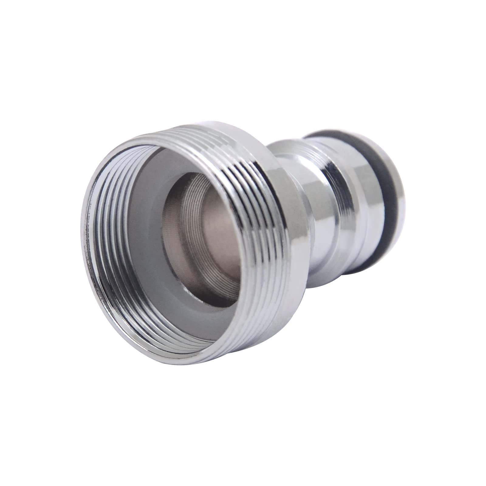 1 Pcs Hose Barb Fitting M24 Male Thread Faucet Adapter and M21 Female Hose Fitting Quick Connector Set for Garden Kitchen Washing Machine Universal Faucet