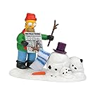 Department 56 The Simpson's Village How Not to Build a Snowman Accessory Figurine, 2.56 inch