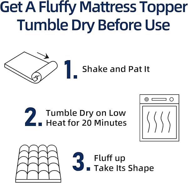 MATTRESS TOPPER KING FOR BACK PAIN, EXTRA THICK MATTRESS PAD COVER, PLUSH PILLOW TOP, DEEP ELASTIC POCKET, BLACK