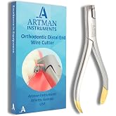 ARTMAN INSTRUMENTS Braces Wire Cutter Orthodontic Distal End Cutter, Large Handle, Tungsten Carbide Inserts with Safety Hold, For 0.014" to 0.019&times;0.025" Wires