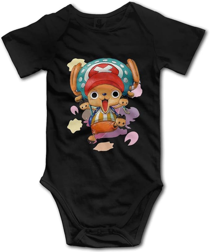 Xidun Unisex Baby Onesies One Piece Tony Tony Chopper Cotton ShortSleeve Bodysuit