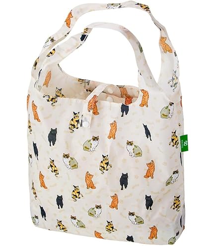 Borsa Della Spesa Riutilizzabile AllyDrew In Nylon | Pieghevole, Floreale Rosso Con Uccelli Grigi | Capienza 20kg - 5