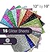 New Heat Transfer Vinyl Glitter - 16 Sheets -12