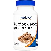 Nutricost Burdock Root 500mg, 120 Capsules - Gluten Free, Non-GMO, Vegetarian Friendly