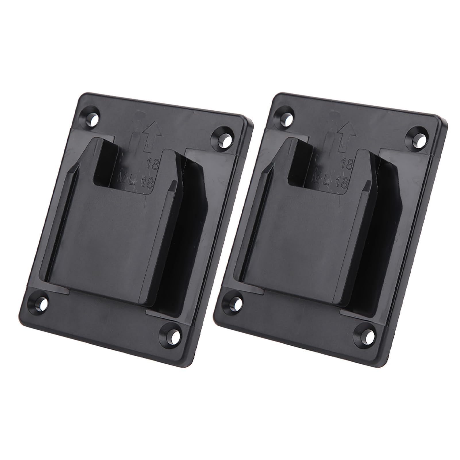 Power Tool Machine Stand,2PCs Suitable for M18 18v / 20V Power Tool Machine Wall Shelf Fixing Devices(Black)