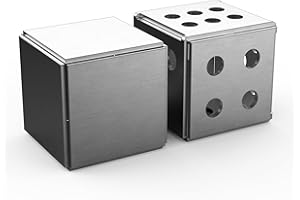 SONNLER Aluminum Welding Practice Kit, 2PCS Cube Dice Welding Coupons Kit For Beginners Practice And Training For MIG TIG STICK ARC, Side Length 2.36 Inch