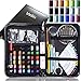 Sewing Kit Bundle with Scissors, Pearl Needle, Thread, Needles, Tape Measure, Carrying Case and Accessories for Domestic/Travel (Black)