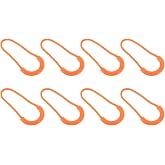 uxcell 16Pcs Zipper Pulls Replacement, U-Shape Zipper Pull Cord Extender, Fix Tab Tag Extender for Luggage Backpack Jacket Handbags, 63.5mm Orange