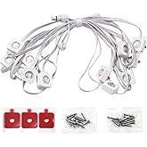 ASAHOM S1080 16.4ft Extension Lights with 12 LEDs, Only Compatible S1080 RGBCW Permanent Outdoor Lights (White)