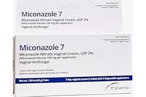 h2 pharma Miconazole 7 - Miconazole Nitrate Cream, USP 2%, 1.59 oz Tube