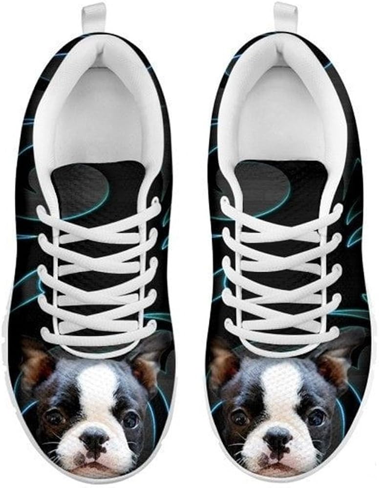 Pawlice Women's SneakersBoston Terrier Dog Print Casual