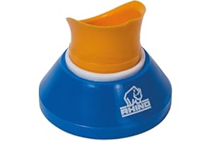 Rhino Rugby League Union Pro Adjustable Kicking Tee Blue/Yellow