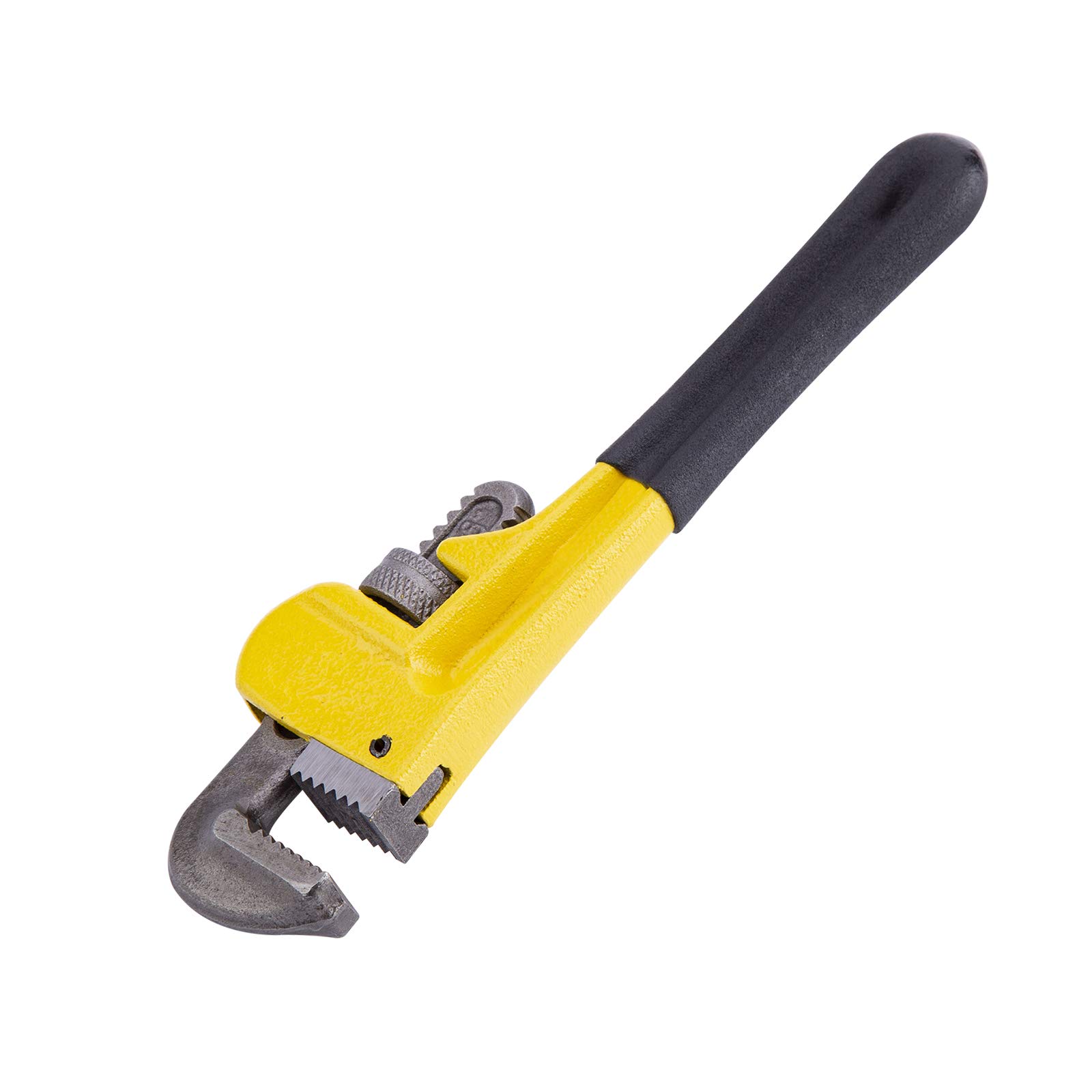 20 cm Heavy-Duty Aluminum Straight Pipe Wrench, Adjustable Plumbing Wrench Set, Yellow Pipe Wrenches UK