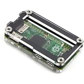 Zebra Zero Case for Raspberry Pi Zero &amp; Zero Wireless ~ Black Ice GPIO by C4Labs