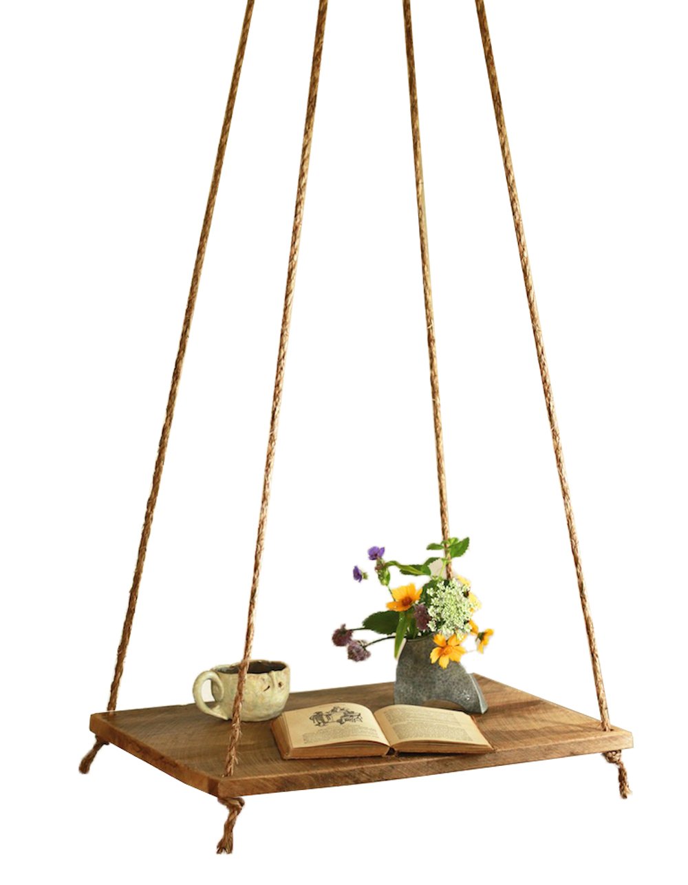 Hanging barn wood side table Handmade