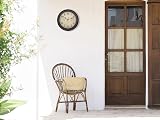 Foxtop 12" Indoor Outdoor Waterproof Wall Clock with Thermometer & Hygrometer view 9