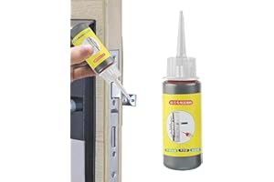 HFINGAQEX Graphite Powder Lubricant,Door Lock Lubrication,Car Lock Lubrication Solution,60ml Graphite Lubricant with Fast-Acting Graphite Lube No-Stains Formula for Door Lock Keys Window Car Vehicles (60ml)