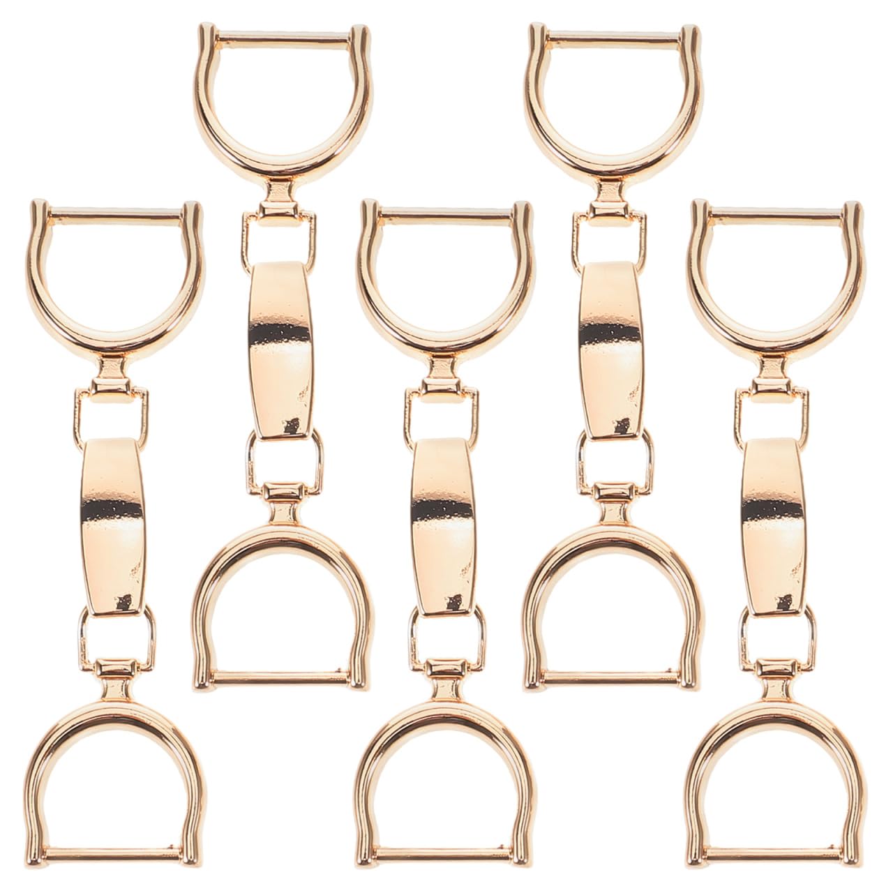 Anneome Shoe Chain Buckles Lightweight Alloy Decorative Buckle for Diy Shoes Clothes and Garments Accessories 3.15X0.87X0.31 Inches Stylish Shoe Chain Clip-on for Bags Belts Skirts