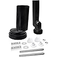 Wall-Hung Toilet Pipe Connector Compatible with Geberit 405.116 HDPE Bowl Connection Set,fit for Wall Hung Toilet Tank,with Fastening Material,Bidet & Bidet parts,N/A