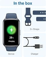 Amzhero Health Fitness Tracker 24/7 HR SpO2 BP Sleep 5ATM 24 Modes view 8