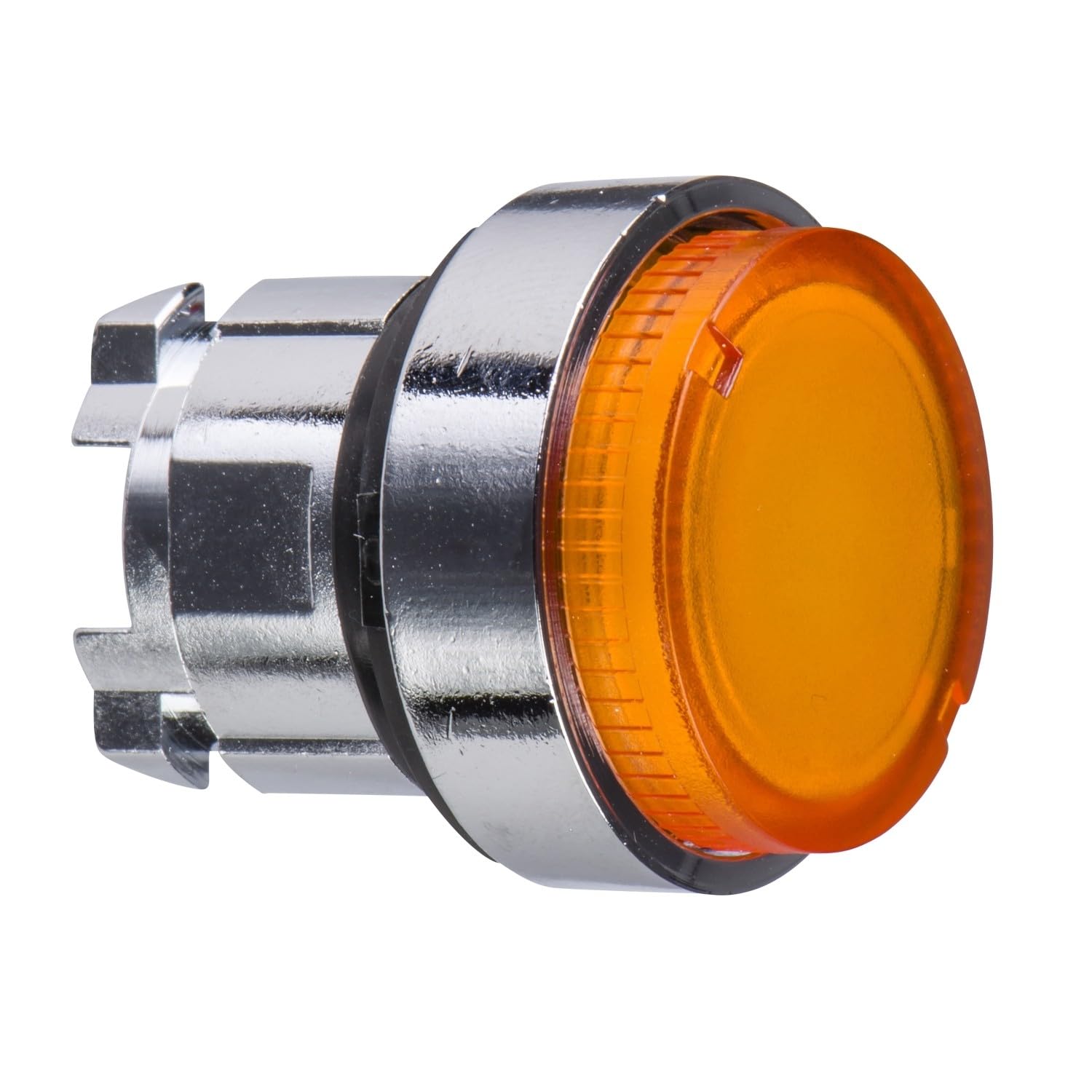 Schneider Electric ZB4BW153 Illuminated Pushbutton Head, Orange Projecting Illuminated Pushbutton Head Ø22 Spring Return For Integral Led