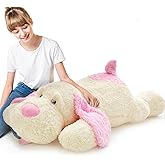 MaoGoLan 52 inches Giant Stuffed Puppy Dog Animal,Ultra Soft Large Dog Plush Soft Plush Dog Pillow Toy for Girls,Kids,Puppy Lover