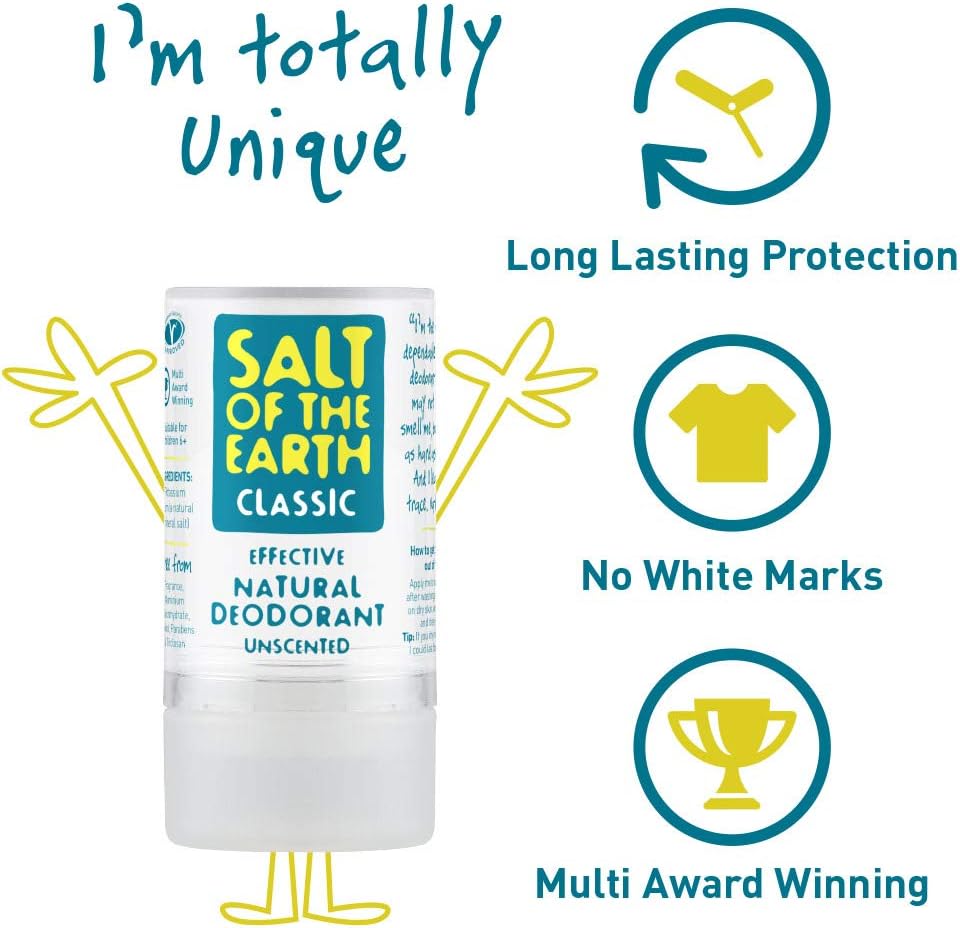 Salt of the Earth, Natural Deodorant Crystal Classic, Effective Crystal Deodorant, Fragrance Free, Vegan, cruelty Free - Image 4