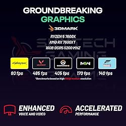 Skytech Archangel Gaming PC, Ryzen 5 7600X 4.7 GHz