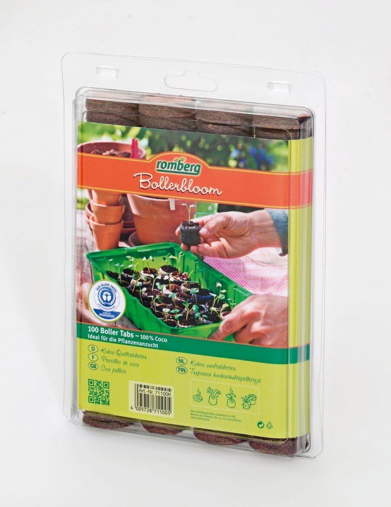 ROMBERG 71100K 100 Coir pellets 38 mm Ø