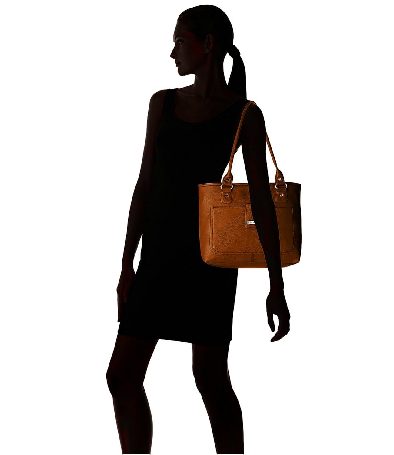 fantosy women's handbag(fnb-654) tan