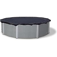 Blue Wave BWC700 Bronze 8-Year 12-ft Round Above Ground Pool Winter Cover,Dark Navy Blue