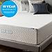 LUCID 14 Inch Memory Foam Mattress - Triple-Layer - 5.3 Pound Density Ventilated Gel Memory Foam - CertiPUR-US Certified - 25-Year Warranty - Queen
