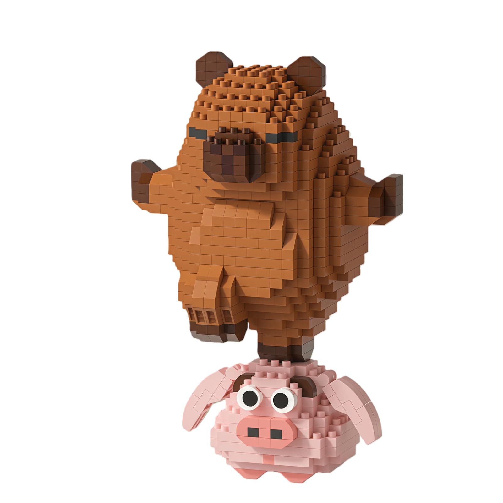 Capybara Building Blocks Set, Micro Animals Bricks Toy, Creative DIY Educational Toy for Stress Relief, Birthday Gifts (553PCS)