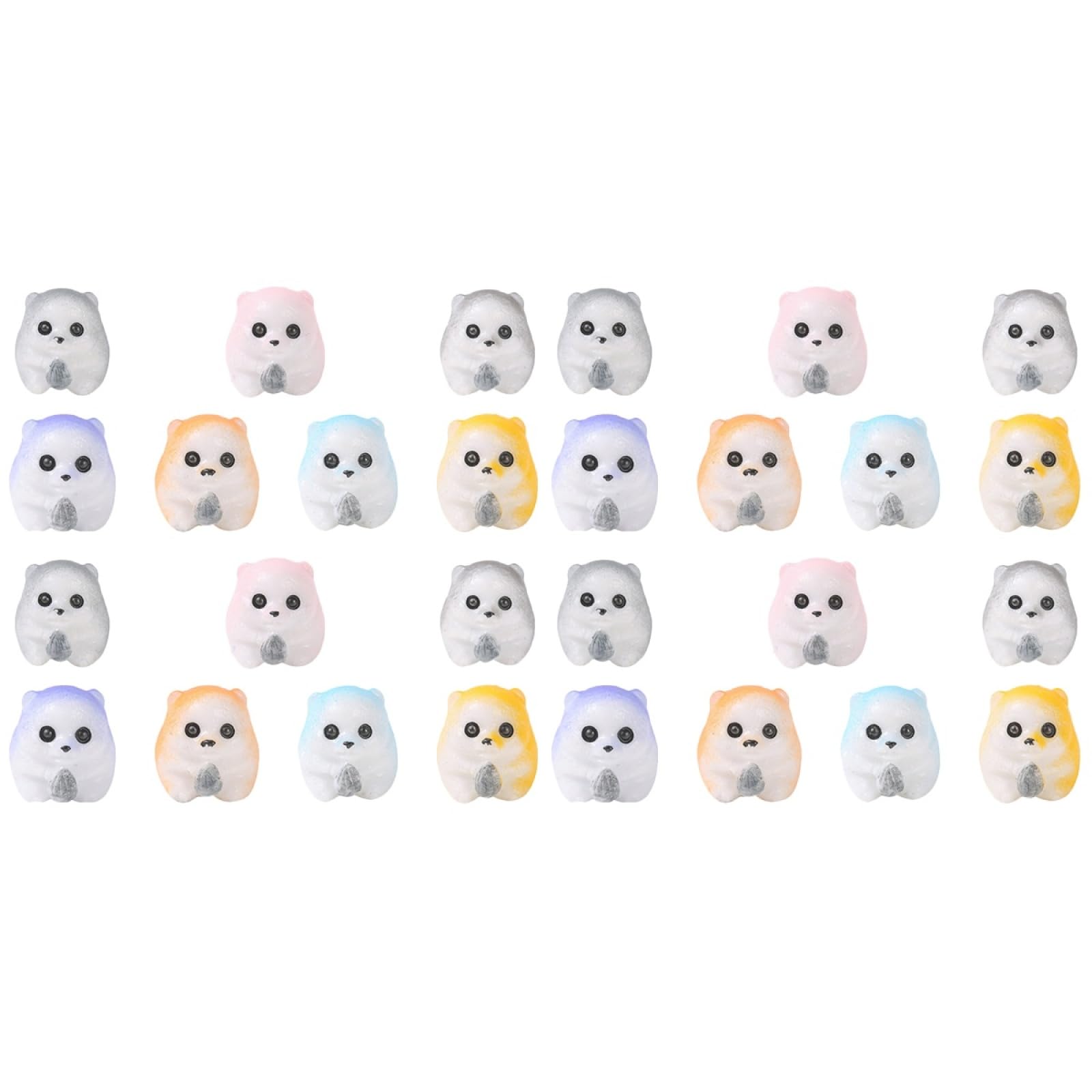 Kisangel 28Pcs Micro Landscape Hamster Mini Resin Animal Figurines Outdoor Miniature Hamster Figurine Miniature Animals Figures Hamster Figurines Models Animal Ornaments Flowerpot