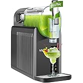 Vischic Slushie Machine: Slushy Machine for Home Use with 7 Preset Programs & Auto Cleaning Function, Frozen Drink Maker Easy