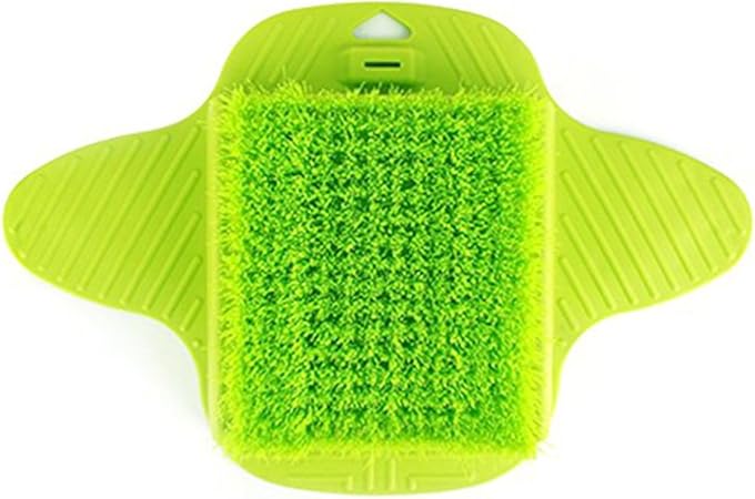Amazon フットブラシ 足裏 足洗い マット フットグルーマー お風呂 浴槽 フットケア 角質 ケア バスグッズ マッサージ 足裏 エステ 角質落とし 汚れ落とし バスタイム グリーン Jevopan ボディブラシ 通販