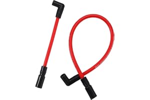 ACROPIX Spark Plug Wire Kit Fit for Harley Dyna - Pack of 2 Red