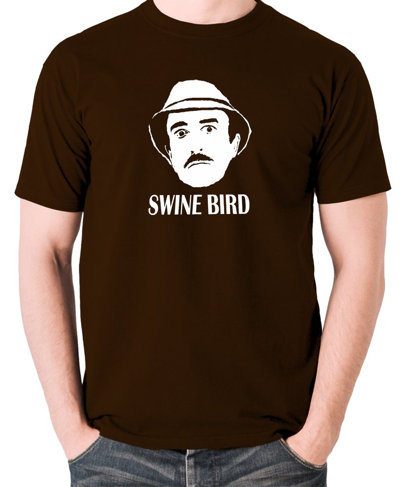 The Pink Panther Inspired T Shirt - Inspector Clouseau, Swine Bird