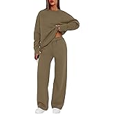 XIEERDUO Sweatsuits Women 2 Piece Outfit Matching Lounge Sets Fall Outfits 2025 Fashion Clothing Crewneck Track Suits