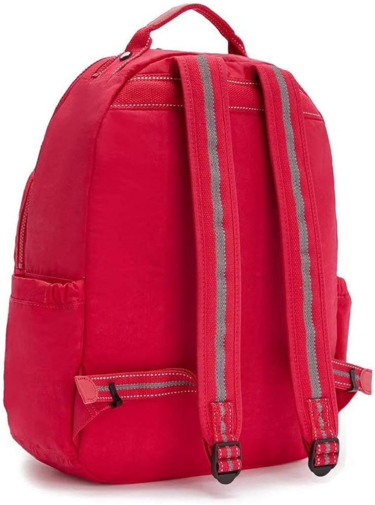 Kipling SEOUL Large Backpack, True Pink (Pink), Flower Butterfly Lily:pink - Image 3