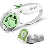 Xinart 45mm Rotary Cutter for Fabric Safety Lock Ergonomic Classic Comfort Loop Fabric Small Rotary Cutter for Sewing Quiltin