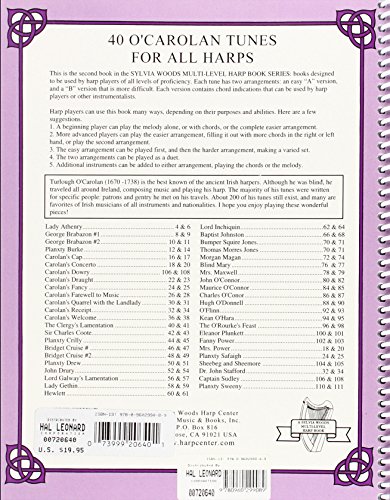 40 O'Carolan Tunes for All Harps - Image 3