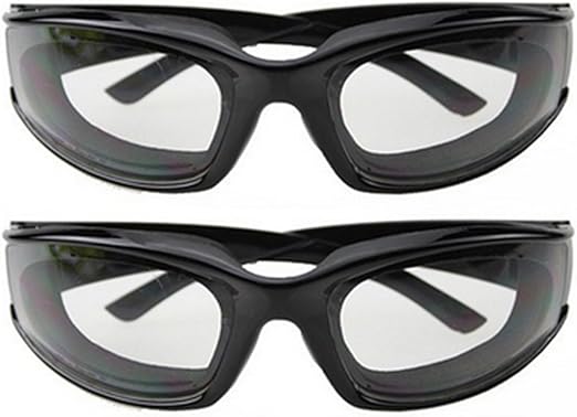black glasses with white inside