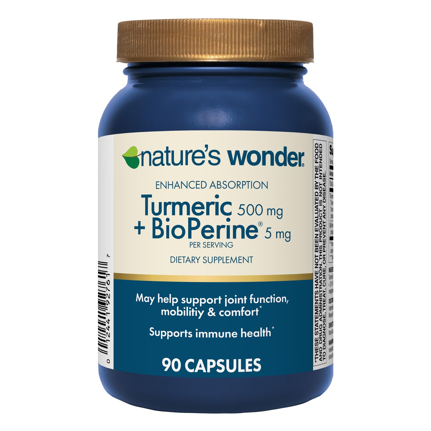 Turmeric 500 mg + BioPerine 5 mg